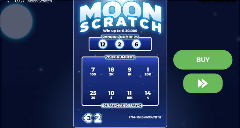 moon scratch jogada horizontal